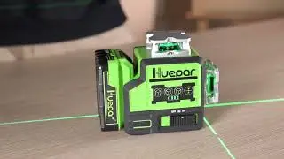 Huepar P03CG - 3D Laser Level Self Leveling Bluetooth outdoor Line Laser Green Beam