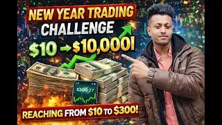 $10 to $10000 Trading Challenge Malayalam Live Stream - Gold & BTC trade - Session 20