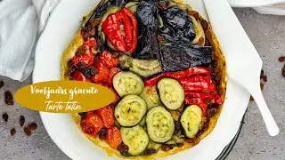 Voorjaars groente tarte tatin