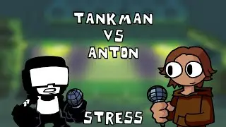 Friday Night Funkin' character test (Anton) vs Tankman, Rap Battle Stress Cover
