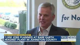 $918M investment creates jobs, bring rare earth magnet production to Johnston County