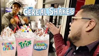 Wienerschnitzel Cereal Shakes - Food Review - Full Nelson Eats A Lot