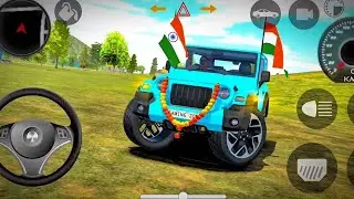 Modified Mahindra Thar 😈 Games | Indian Sky blue Thar (Gadi Wala Game) | Android Car Game  #2026 