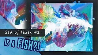 The Canvas is the Aquarium - Lets add a Fish! Fluid Art Techniques for Beginners