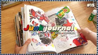 4K ASMR | Junk Journal | Morning junk journaling #weekendvibes