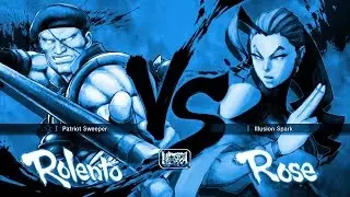 Ultra Street Fighter IV battle: Mr.Wright(Rolento) vs Bot Russian(Rose)