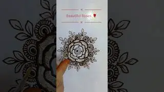 Beautiful Roses Design 🌹😻#trending #mehndi #hennatatto #viral #henna #artist #bridal #song #story