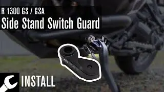 BMW R 1300 GS/GSA Side Stand Switch Guard Install Video By AltRider
