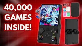 Обзор и распаковка портативной игровой консоли V40MAX | Более 40 000 ретро-игр! (PSP, N64, GBA и ...