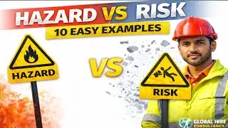 Hazard vs Risk | Hazard aur Risk ka Difference | 10 Easy Examples | Global Hire Consultancy