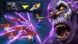 How to Broke Witch Doctor in 7.40d🔥🔥🔥41Kills Machine Gun | Dota 2