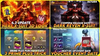 FINALLY 😱 X-SUIT 3 PRIME PLUS TRICK | DARK REVEN X-SUIT RETURN | SPIN VOUCHER COMING | UC UP DATE 🔥