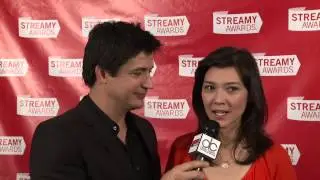 Ken Marino & Erica Oyama Backstage Interview 2 - Streamy Awards 2013