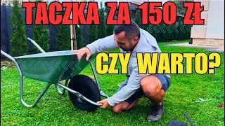 Taczka Hard Head 90 l z Juli za 150 zł: montaż i recenzja #bezawaryjnie  #taczki #ogr&oacute;d