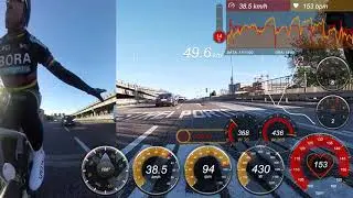 17 11 2020 dopo 49km allo sprint 1000 watts prolungati in cavalcavia di Mestre