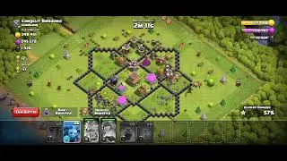 4th Balloon Raid on random bases #baloons #minions #ragespell #clashofclans