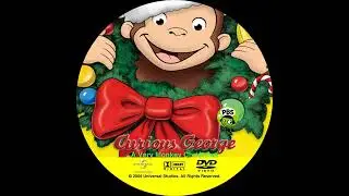 Curious George: A Very Monkey Christmas (2009) DVD Label