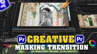 CREATIVE MASKING Transition In Premiere Pro | Secret Tool of Masking | wedding Highlights & Teaser
