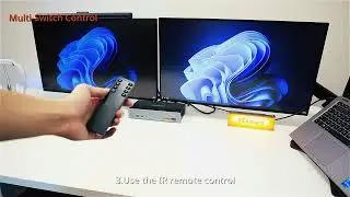Set Up a TESmart Thunderbolt 4 KVM Switch in Minutes! HDC202-X24