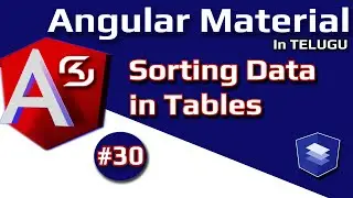 #AngularMaterial  in Telugu #30 Sorting Data in Tables || #RSKHelpline