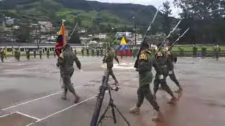 Ceremonia militar por el acuartelamiento del personal de conscriptos Leva 2003.