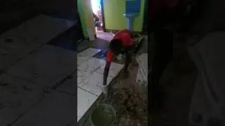 Ceramic Tiles installation the old fashion way