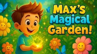 Max&rsquo;s Magical Garden Adventure 🌿 | Fun Animated Story for Kids | Learning & Friendship. 🌈🦋