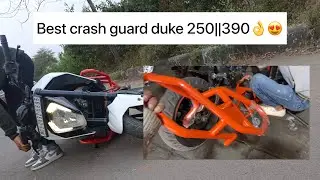 duke 250 390 crash guard installation and overview ||👌👌❤️