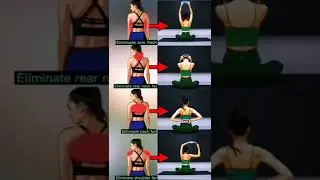 Back fat exercises and neck fat | workout for #backworkout #shorts