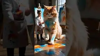 The Giant Cat and the Girl Who Painted Her &ndash; A Magical Room Moment! #giantcat @KiDsNetflix09