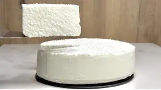 IMPRESIONANTE TARTA DE COCO SIN HARINA NI HORNO. 