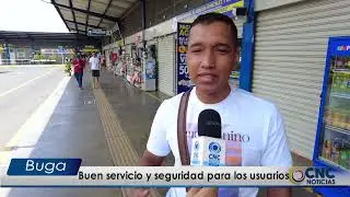 Buen servicio y seguridad para los usuarios de la Terminal de Transporte de Buga