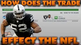 Khalil Mack Traded to the Bears How Does that Affect the Nfl!? Madden 19 Franchise Experiment!