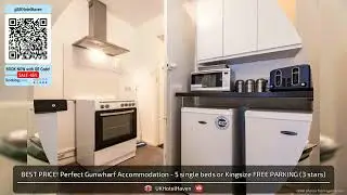 BEST PRICE! Perfect Gunwharf Accommodation - 5 single beds or Kingsize FREE PARKING | United Kingdom