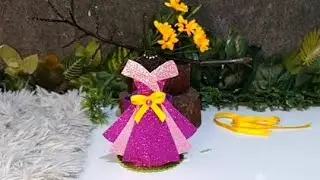 DRESS CANDY HOLDER #diy souvenir pink october!