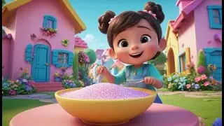 Pat a Cake Builds a Sugar Carousel | Nursery Rhyme for Kids