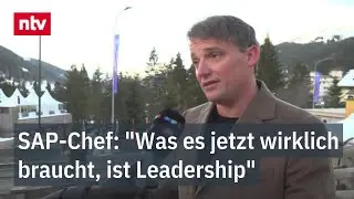 Christian Klein (SAP): F&uuml;r wirtschaftliche St&auml;rke muss Europa wieder eine Union werden | ntv