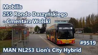 Mobilis - linia 255, MAN NL253 Lion's City #9519