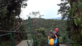 Sky Trek Arenal ziplines 2 and 3. , Costa Rica 7.30.15
