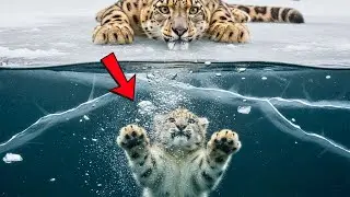 A Wild Snow Leopard Cub Slipped Beneath the Ice &mdash; His Mother Made an Impossible Choice