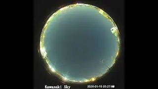 【24時間タイムラプス】2026年1月14日～15日　神奈川県川崎市の天気/空模様【24 hour timelapse】