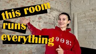 WHAT'S HAPPENING in our technical room right now? / Renovating a 110+ y.o. ABANDONED farm in Belgium