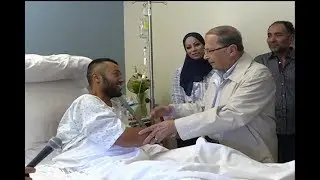 الرئيس عون يتفقد جرحى الجيش