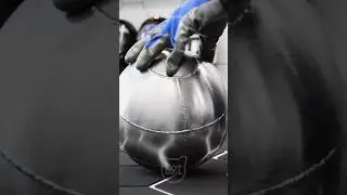 Гидроформовка СФЕР из Металла! Залипашка #шортс