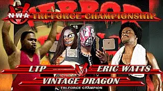 NWA Tri-Force Championship: Vintage Dragon (c) vs. Eric Watts vs. Jerome 
