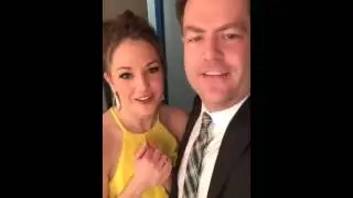 Broadway.com on Periscope: Laura Osnes backstage on opening night of CAROUSEL at Lyric Opera