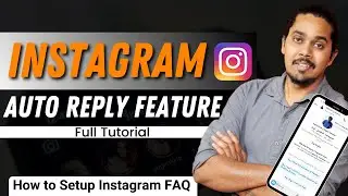Instagram Auto Reply feature | How to setup Instagram FAQ feature