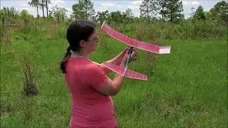 Micro Ramrod E-20 Electric Freeflight!