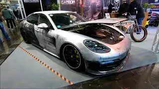 PORSCHE PANAMERA V8 TURBO NEW MODEL BIGHA WRAPPING SHOW CAR WALKAROUND