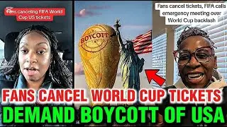 BREAKING NEWS: Fans Cancel Fifa World Cup Tickets & Demand Boycott Of USA Due To Safety Reasons #usa